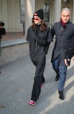 KAIA GERBER Out and About in Milan 02/21/2018