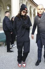 KAIA GERBER Out and About in Milan 02/21/2018