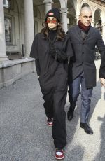 KAIA GERBER Out and About in Milan 02/21/2018