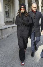 KAIA GERBER Out and About in Milan 02/21/2018