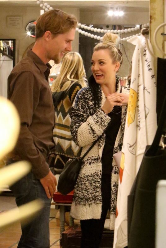 KALEY CUOCO and Karl Cook Shopping for Valentine’s Day in Los Angeles 02/12/2018