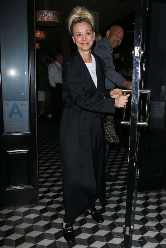 KALEY CUOCO at Craig’s Restaurant in West Hollywood 02/08/2018