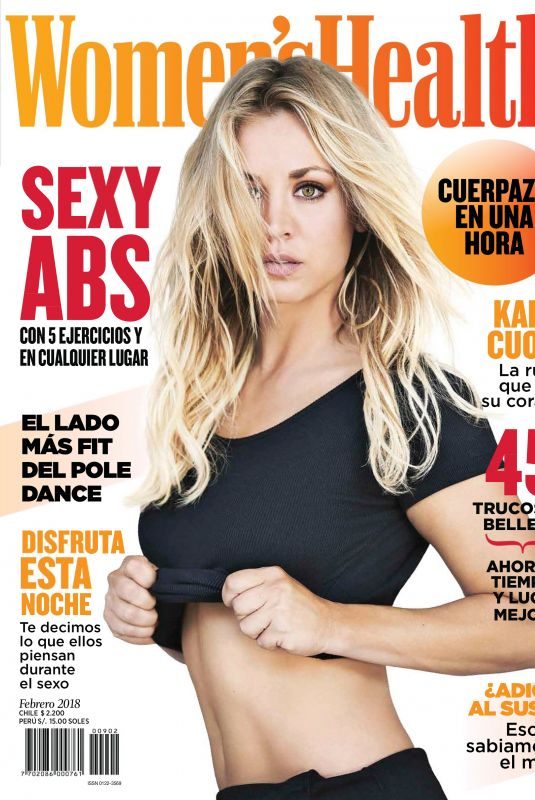 KALEY CUOCO in Women’s Health Magazine, Chile February 2018