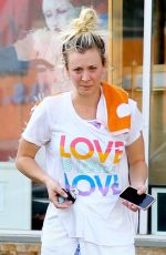 KALEY CUOCO Leaves Yoga Class in Los Angeles 02/12/2018