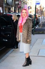 KANDEE JOHNSON Arrives at AOL Build Series in New York 02/27/2017