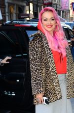 KANDEE JOHNSON Arrives at AOL Build Series in New York 02/27/2017