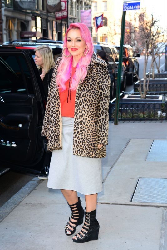 KANDEE JOHNSON Arrives at AOL Build Series in New York 02/27/2017