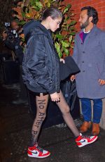 KAOA GERBER Arrives at Mercer Hotel in New York 02/10/2018