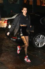 KAOA GERBER Arrives at Mercer Hotel in New York 02/10/2018