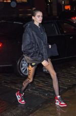 KAOA GERBER Arrives at Mercer Hotel in New York 02/10/2018