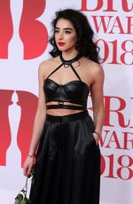 KARA MARNI at Brit Awards 2018 in London 02/21/2018