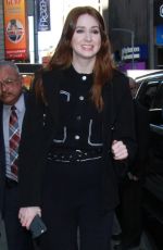 KAREN GILLAN Arrives at Good Morning America in New York 02/27/2018
