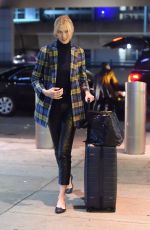 KARLIE KLOSS Arrives at JFK Airport in New York 02/15/2018