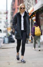 KARLIE KLOSS Out and About in New York 02/15/2018
