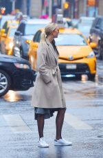 KARLIE KLOSS Out at New York Fashion Week 02/10/2018