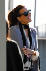 KATE BECKINSALE at Heathrow Airport in London 02/25/2018