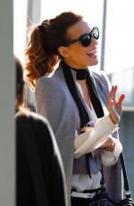 KATE BECKINSALE at Heathrow Airport in London 02/25/2018