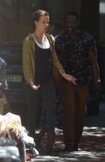 KATE BECKINSALE on the Set of The Widow in Cape Town 02/05/2018