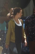 KATE BECKINSALE on the Set of The Widow in Cape Town 02/05/2018