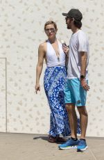 KATE HUDSON and Danny Fujikawa Out in Sydney 02/17/2018