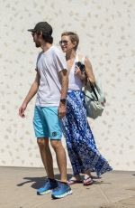 KATE HUDSON and Danny Fujikawa Out in Sydney 02/17/2018