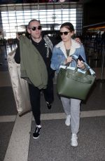 KATE MARA and Jamie Bell at LAX Airport in Los Angeles 02/16/2018