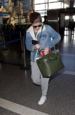 KATE MARA and Jamie Bell at LAX Airport in Los Angeles 02/16/2018