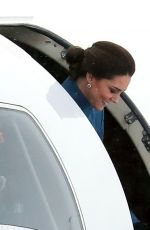 KATE MIDDLETON Arrives at Oslo Gardermoen Airport 02/01/2018