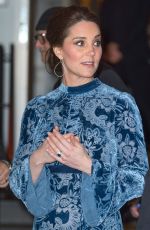 KATE MIDDLETON at a Reception to Celebrate Swedish Culture in Stockholm 01/31/2018