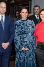 KATE MIDDLETON at a Reception to Celebrate Swedish Culture in Stockholm 01/31/2018