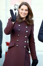 KATE MIDDLETON at Hartvig Nissen School in Oslo 02/02/2018