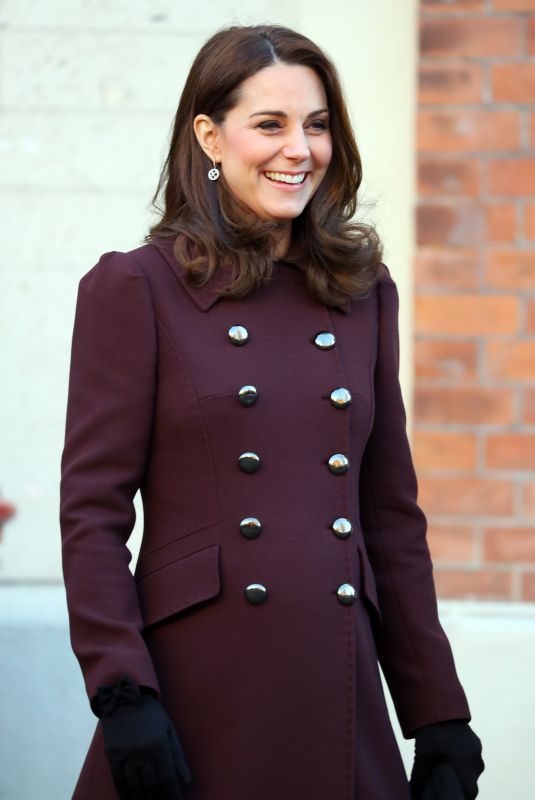 KATE MIDDLETON at Hartvig Nissen School in Oslo 02/02/2018