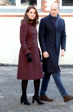 KATE MIDDLETON at Hartvig Nissen School in Oslo 02/02/2018