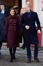 KATE MIDDLETON at Hartvig Nissen School in Oslo 02/02/2018