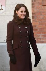 KATE MIDDLETON at Hartvig Nissen School in Oslo 02/02/2018