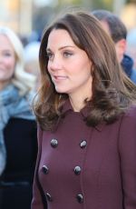 KATE MIDDLETON at Hartvig Nissen School in Oslo 02/02/2018