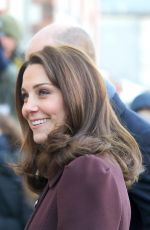KATE MIDDLETON at Hartvig Nissen School in Oslo 02/02/2018