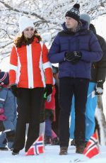 KATE MIDDLETON at Holmenkollen Ski Jump in Oslo 02/02/2018