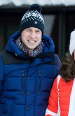 KATE MIDDLETON at Holmenkollen Ski Jump in Oslo 02/02/2018