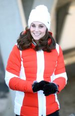 KATE MIDDLETON at Holmenkollen Ski Jump in Oslo 02/02/2018