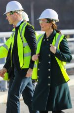 KATE MIDDLETON at New Bridge Across the River Wear in Sunderland 02/21/2018