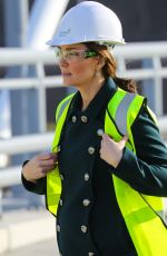 KATE MIDDLETON at New Bridge Across the River Wear in Sunderland 02/21/2018
