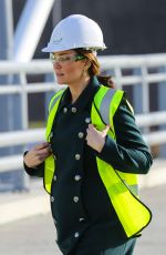 KATE MIDDLETON at New Bridge Across the River Wear in Sunderland 02/21/2018