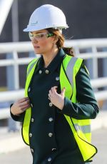 KATE MIDDLETON at New Bridge Across the River Wear in Sunderland 02/21/2018
