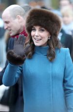 KATE MIDDLETON at Princess Ingrid Alexandra Sculpture Park in Oslo 02/01/2018