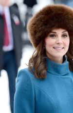 KATE MIDDLETON at Princess Ingrid Alexandra Sculpture Park in Oslo 02/01/2018
