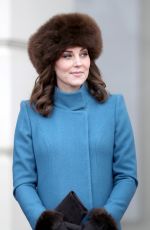 KATE MIDDLETON at Princess Ingrid Alexandra Sculpture Park in Oslo 02/01/2018