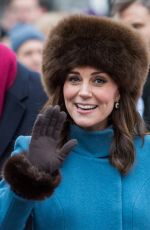 KATE MIDDLETON at Princess Ingrid Alexandra Sculpture Park in Oslo 02/01/2018