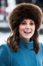 KATE MIDDLETON at Princess Ingrid Alexandra Sculpture Park in Oslo 02/01/2018