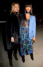 KATE MOSS and NAOMI CAMPBELL at Burberry Show at London Fashion Week 02/17/2018